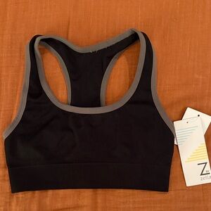 Z by Zella Black and Gray Sports Bra